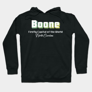 Boone North Carolina Yellow Text Hoodie